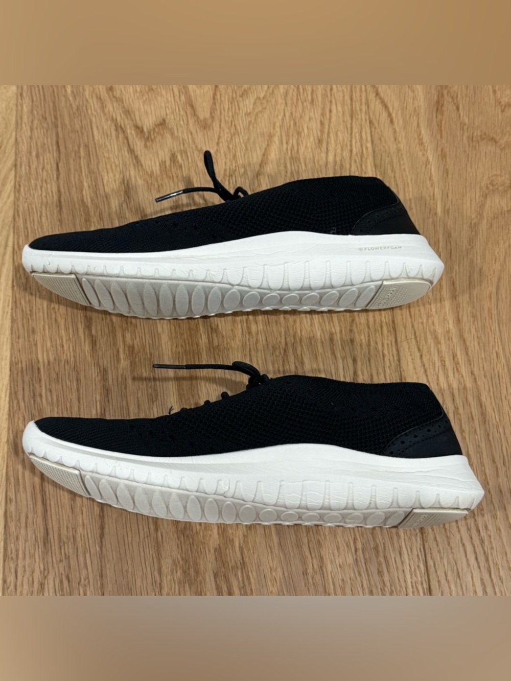 Cole Haan Women's ZERØGRAND Meritt Stitchlite Oxfords Sz 7.5 black knit sneakers - Picture 5 of 11